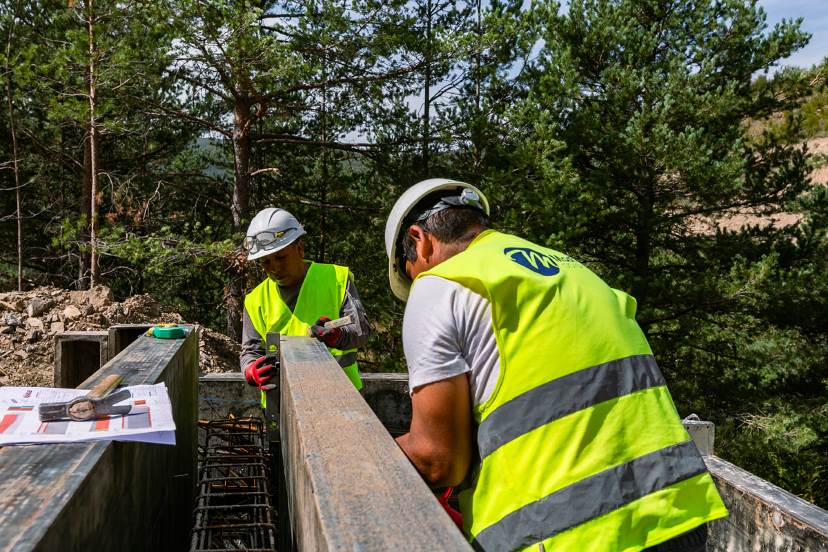 Reparación y acondicionamiento del puente de la carretera entre Borau y Aísa (Huesca) - Mascún Obra Civil