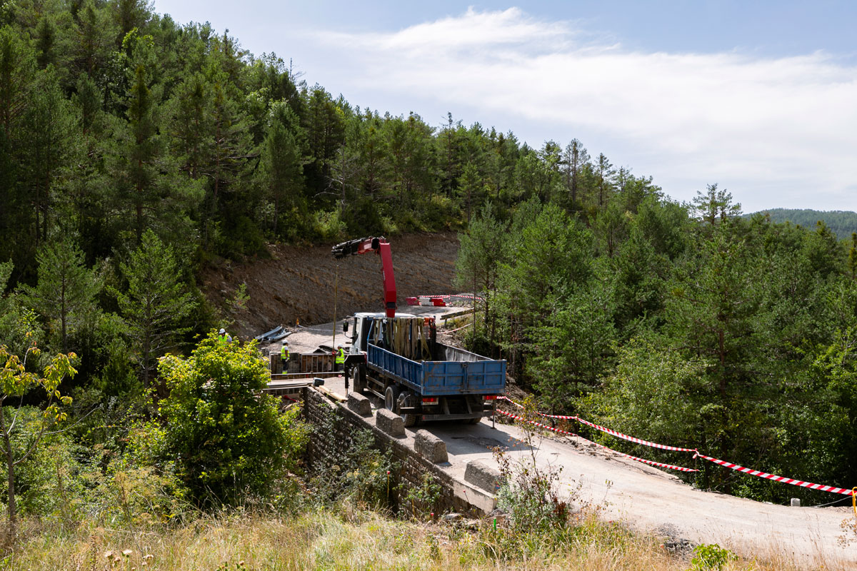 Reparación y acondicionamiento del puente de la carretera entre Borau y Aísa (Huesca) - Mascún Obra Civil