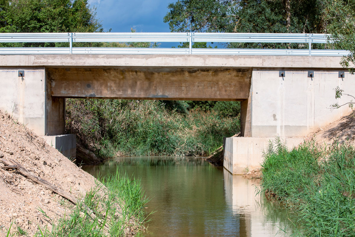 Reparación del puente sobre el río Astón en Montmesa, término de Lupiñén - Ortilla (Huesca) - Mascún Obra Civil