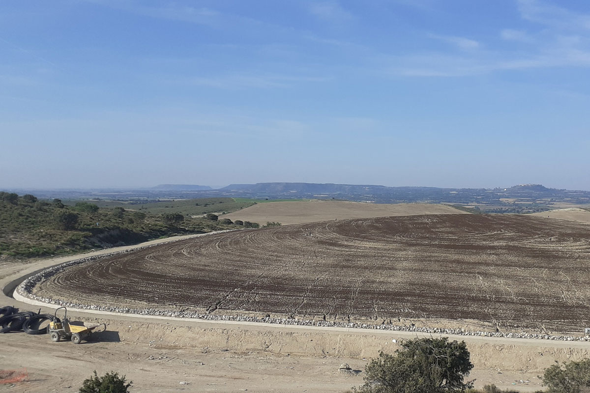 Construcción de un nuevo vaso y sellado de la celda 1 del vertedero supracomarcal en Barbastro (Huesca) - Mascún Obra Civil
